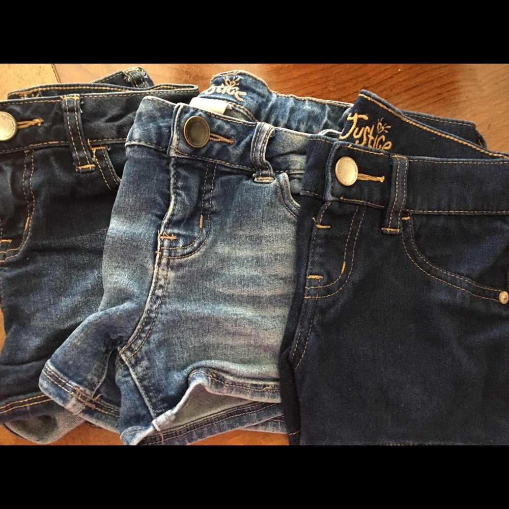 Lot of 3 Justice Shorts